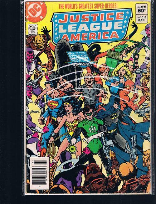 JUSTICE LEAGUE of AMERICA # 212 MAR.1983 CONDT GOOD +