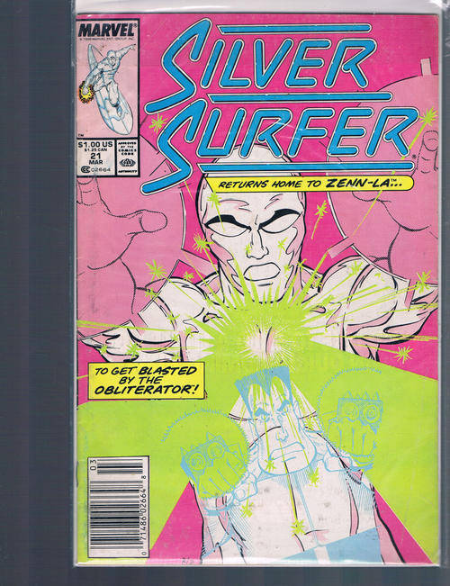 SILVER SURFER # 21 CONDT GOOD ++