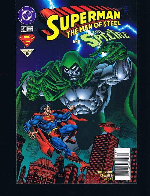 SUPERMAN THE MAN OF STEEL # 54 MINT