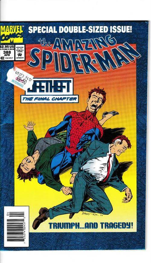 AMAZING SPIDER-MAN # 388 FOIL COVER - CONDT GOOD +