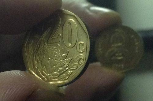 2003  20 cent error coin