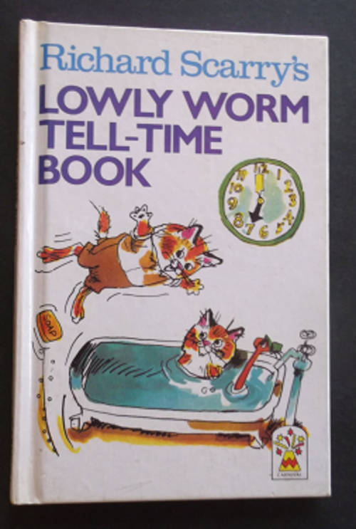 Lowly Worm Tell-Time Book - Richard Scarry - Hardcover