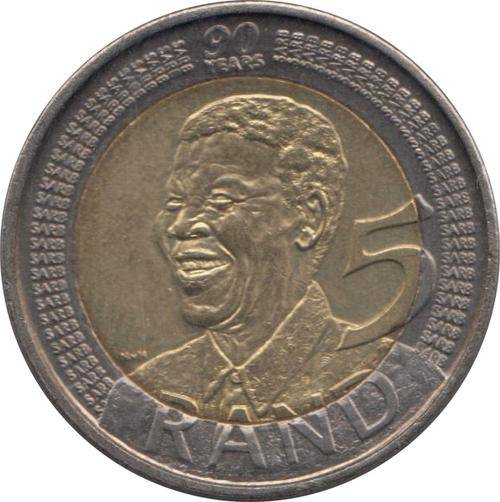 2008 Mandela R5 Coin Circulated Condition