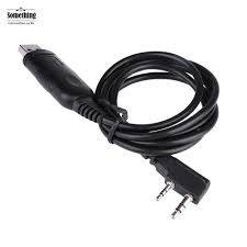 USB Programming Cable For Baofeng, Kenwood with Driver CD - Black