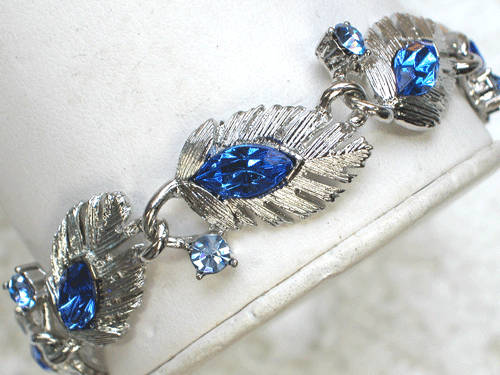 SAPPHIRE SWAROVSKI CRYSTAL BRACELET