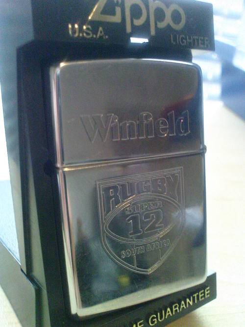 ZIPPO COLLECTORS - WINFIELD SUPER12 & TRI NATIONS CHROME Zippo Lighter