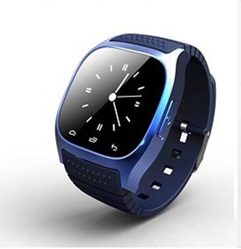 Bluetooth Smartwatch (Model M26 in Blue)