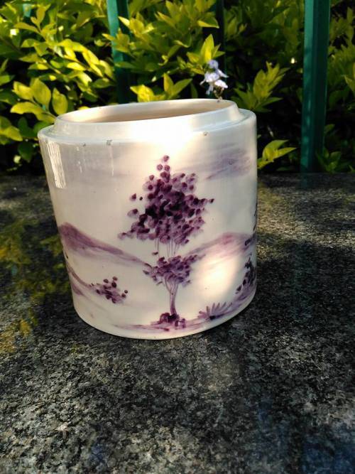 VINTAGE ITALIAN JAR - Hand Painted