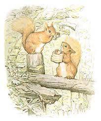 POTTER, Beatrix - Die Verhaal van Doppertjie = Tale of Squirrel Nutkin - (Hardeband)