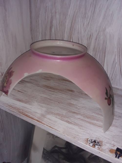 Old ceiling lantern for spare parts (lamp shade is broken) see photos. COURIER GUY R150.00