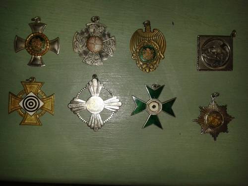 A selection of 8 Cold War German army medals (no ribbons)