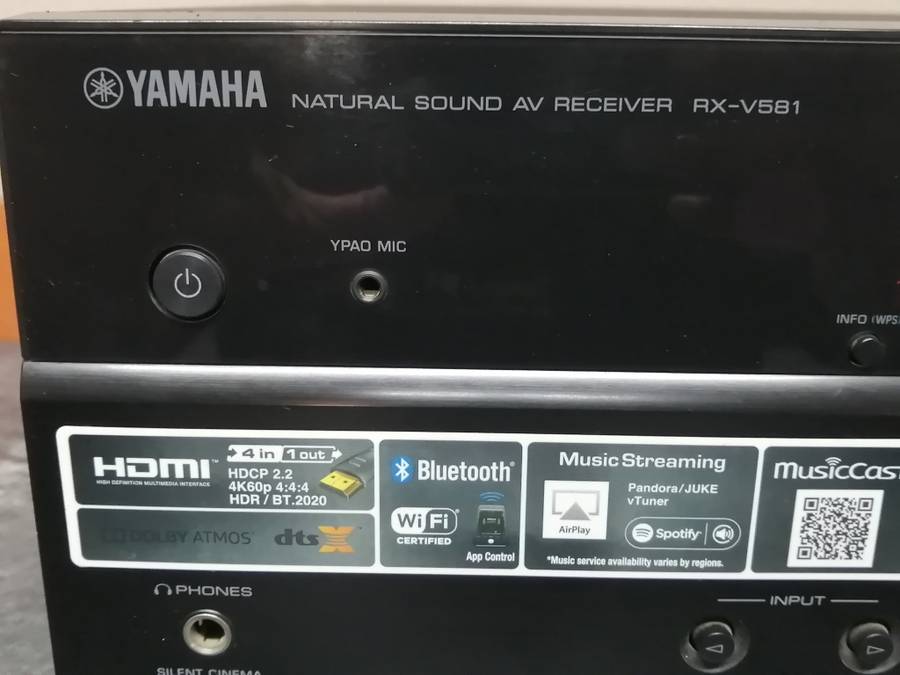 YAMAHA RX-V581 7.2CH AV RECEIVER
