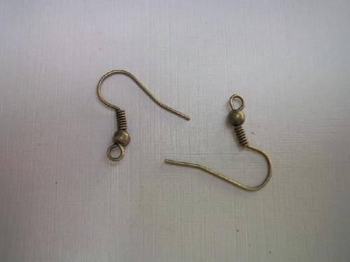 EARRING HOOKS BRONZE 50PC-CHEAP COURIER DELIVERY