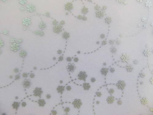 VELLUM 1PC SILVER FLOWER -CHEAP COURIER DELIVERY