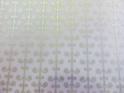 VELLUM 1PC SILVER SWIRL DESIGN -CHEAP COURIER DELIVERY
