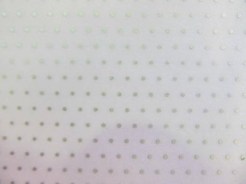VELLUM 1PC SILVER POLKA DOT DESIGN -CHEAP COURIER DELIVERY