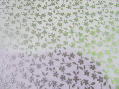 VELLUM 1PC SILVER FLOWER DESIGN -CHEAP COURIER DELIVERY