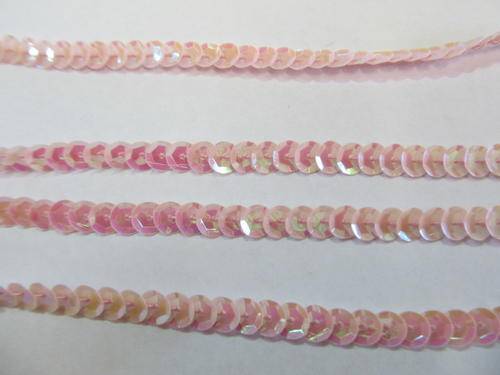 PINK SEQUINS STRIPS-30CM