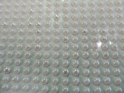 SELF-ADHESIVE  WHITE PEARLS-60PC