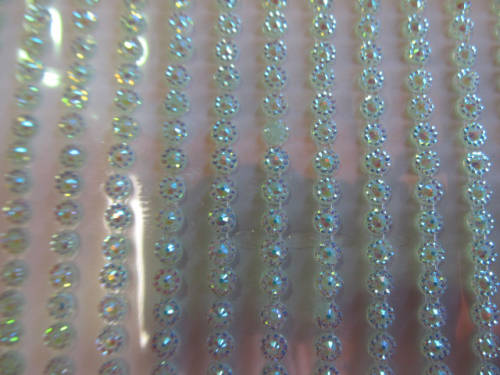 SELF-ADHESIVE RHINSTONES TURQUOISE