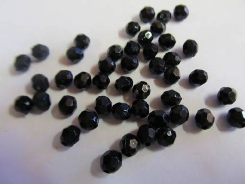 ACRYLIC FACETTED 6MM - 20PC