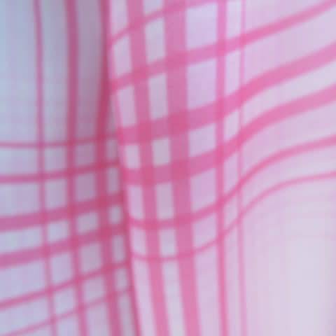 Soft and silky white and pink check long sleeve blouse in 100% polyester chiffon. Size 30 As new