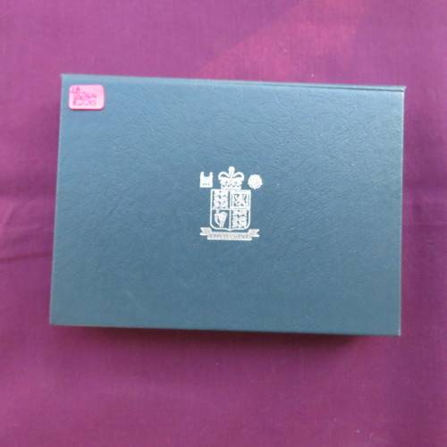 United Kingdom proof coin collection of 11 coins from 1998 in box with full details.