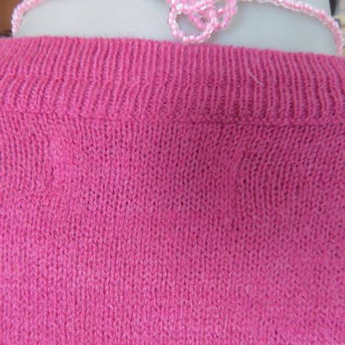 Get noticed in this rose pink slip over Knit by JAQUELINE DE YONG. Size 40/16. In as new condition.