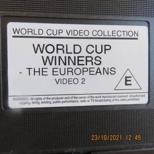 World cup soccer collection of 3 videos. 3.5 hours of action with footage never seen before. As new
