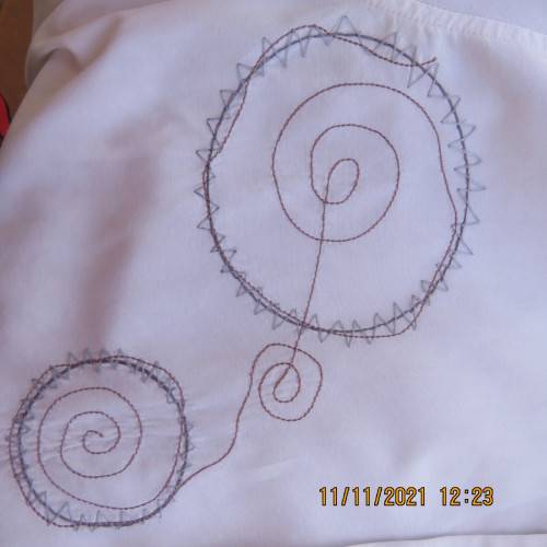 Modern Men`s long sleeve 100% cotton shirt with graphic embroidery.Size M slim fit..chest 109cm.