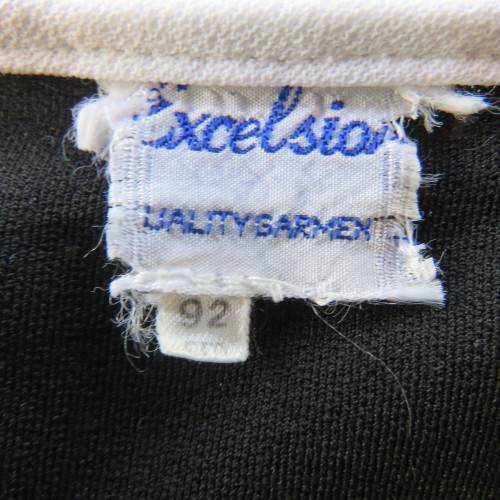 Fabulouse black/white colour blocked 1970 vintage dress by EXCELSIOR size 34.Pleated skirt.Very good