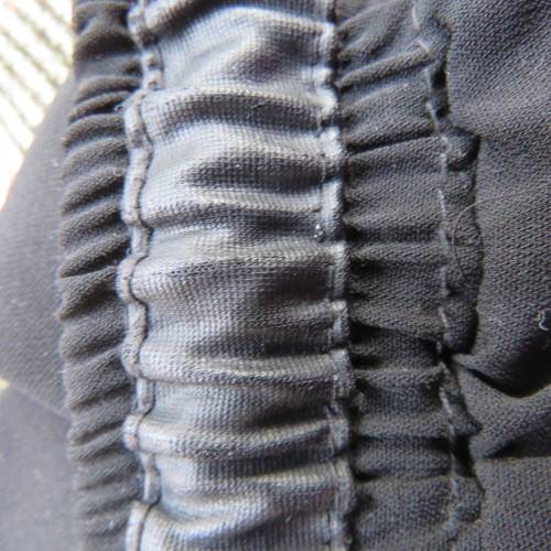 Unique soft polyester pants with elasticated waist/leg cuffs and drawstring. Side pockets.Size 40