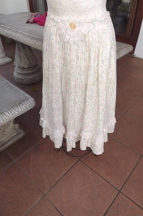 Vintage Fully Lined Linen Skirt by Aimilian - size 34