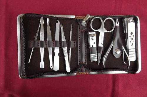 Manicure Set for a Man - everything you could possibly need - secure in a zipped up case