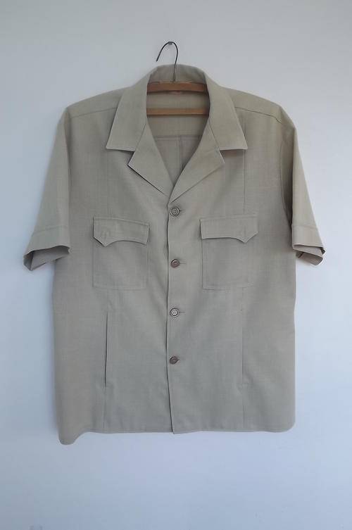 Vintage Safari Suit Jacket by "Sterling" in a Beige Colour. As new.