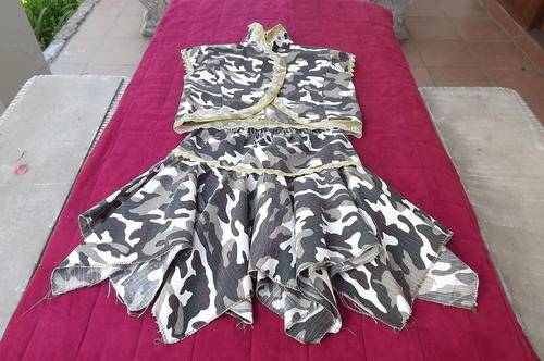 2 Piece Camouflage Skirt & Jacket for 7-8 yr old Girl - good used condition