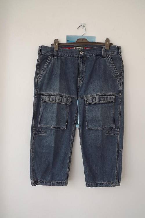 Hemisphere Cropped Denim Pants in 100% Cotton in Men's size 40 - middle 103cm - hips 126cm