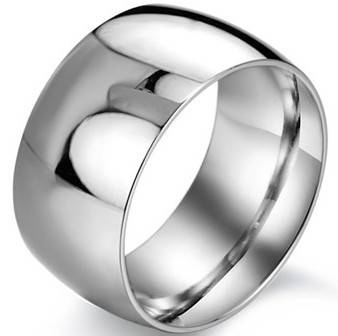 Stainless Steel Mens Womens Ring