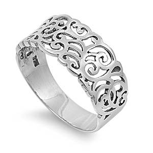 Sterling Silver Freeform Ring