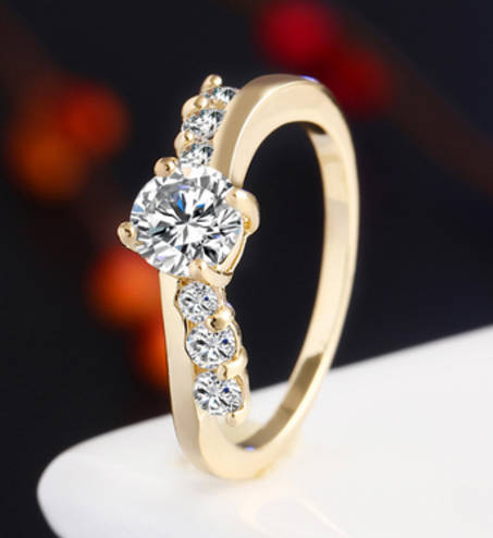 Yellow Gold Plated Ring size 7