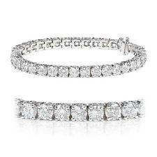 ABSOLUTE GLAMAROUS SIMULATED DIAMOND TENNIS BRACELET