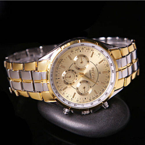 Stainless steel and gold mens luxury watch!! LIMITED OFFER