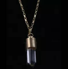 Utopia gold plated crystal drop pendant and necklace.. low shipping.local stock