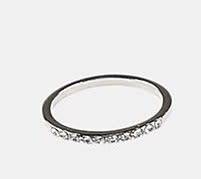 Stunning 925 silver filled diamante rings!!