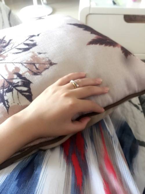 Titanium and stainless steel entwined ring
