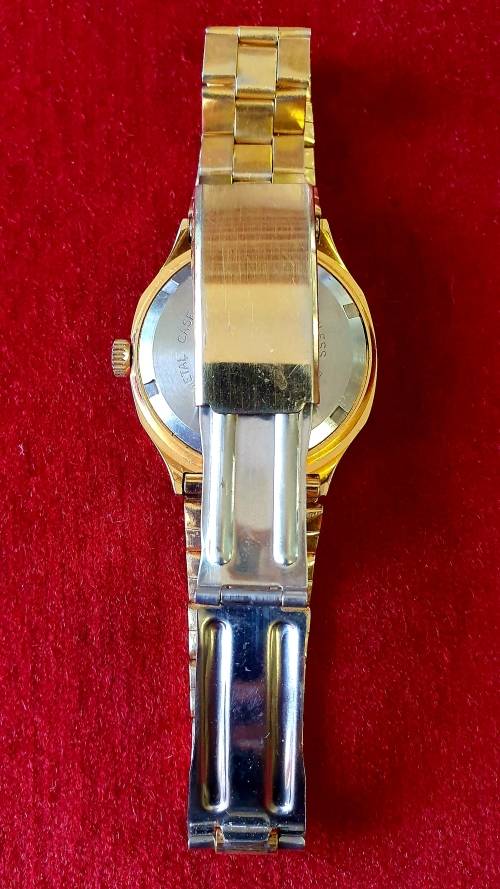 ROLOMATIC 17 JEWELS GOLD PLATED MENS WATCH. 1954. 100% WORKING.