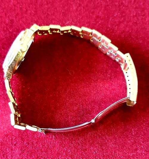 ROLOMATIC 17 JEWELS GOLD PLATED MENS WATCH. 1954. 100% WORKING.