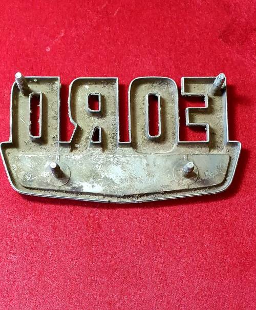 FORD.9000. TRUCK CHROME EMBLEM. 1962 ( a )