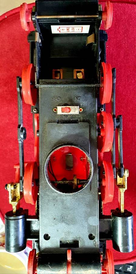 VINTAGE GREAT WESTERN W.& A.R.R. STEAM LOCOMOTIVE . 32 CM LONG.