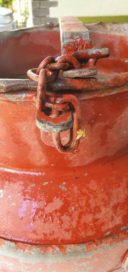 SAR / SAS 1930   40 L CONDUCTORS WATER CAN WITH BRASS TAP.